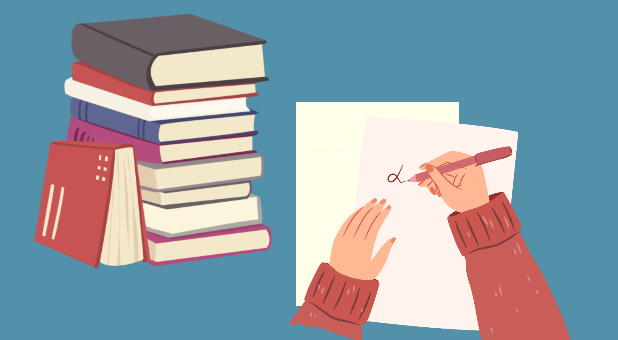 Writing letters about literature